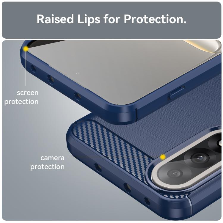 For OnePlus Ace 5 Ultra Carbon Fiber Brushed Texture TPU Phone Case