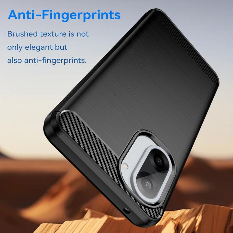 For OnePlus Nord CE5 5G Carbon Fiber Brushed Texture TPU Phone Case