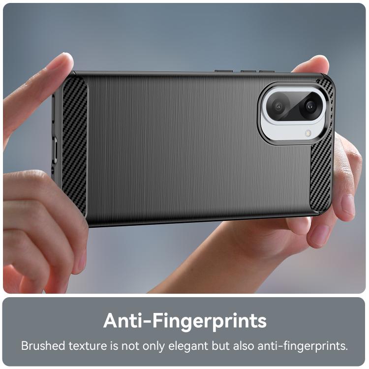 For OnePlus Nord CE5 5G Carbon Fiber Brushed Texture TPU Phone Case