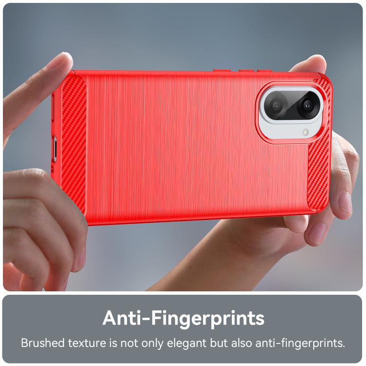 For OnePlus Nord CE5 5G Carbon Fiber Brushed Texture TPU Phone Case