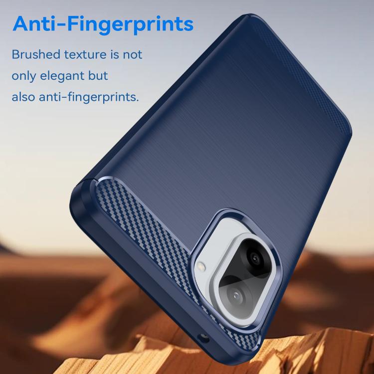For OnePlus Nord CE5 5G Carbon Fiber Brushed Texture TPU Phone Case