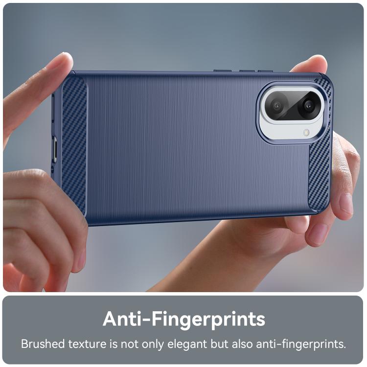 For OnePlus Nord CE5 5G Carbon Fiber Brushed Texture TPU Phone Case