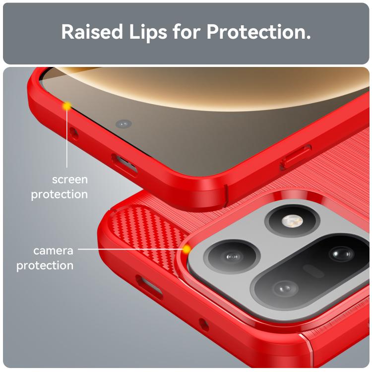 For OnePlus 15 Carbon Fiber Brushed Texture TPU Phone Case