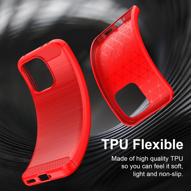 For OnePlus Nord 6 5G Carbon Fiber Brushed Texture TPU Phone Case