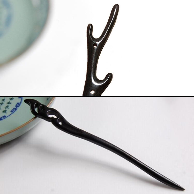 Classical Sandalwood Hairpin Hair Ornaments with Gift Box, Gift Box Random Color Delivery