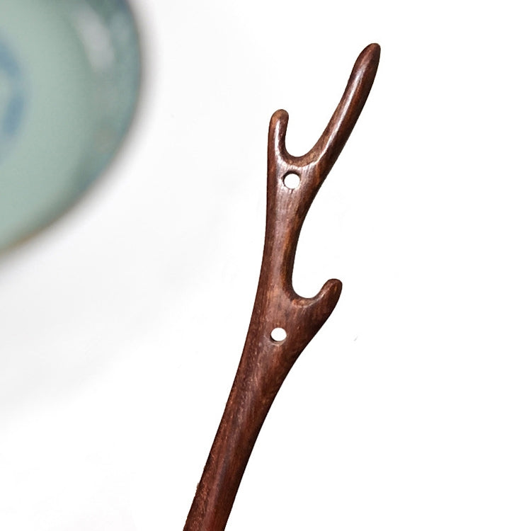 Classical Sandalwood Hairpin Hair Ornaments with Gift Box, Gift Box Random Color Delivery