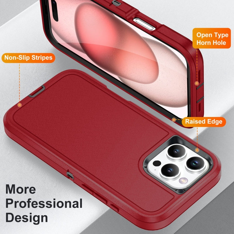 For iPhone 16 Pro Max Life Waterproof Rugged Phone Case