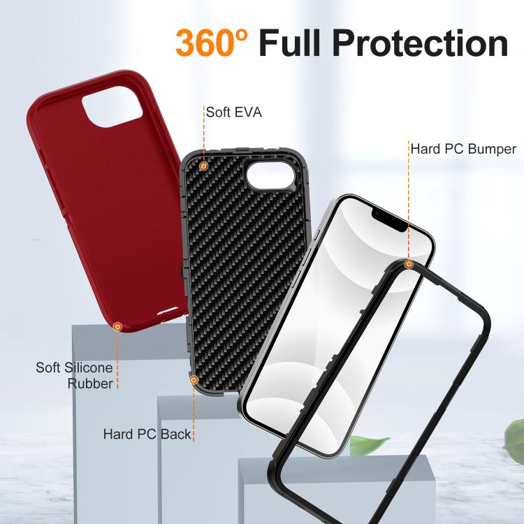 For iPhone 17e / 16e Life Waterproof Rugged Phone Case