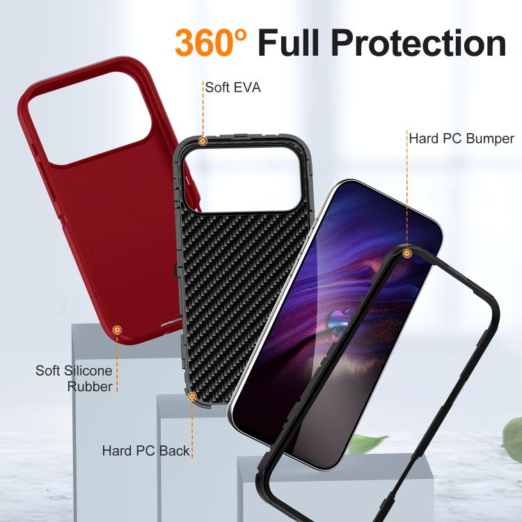For iPhone 17 Pro Max Life Waterproof Rugged Phone Case