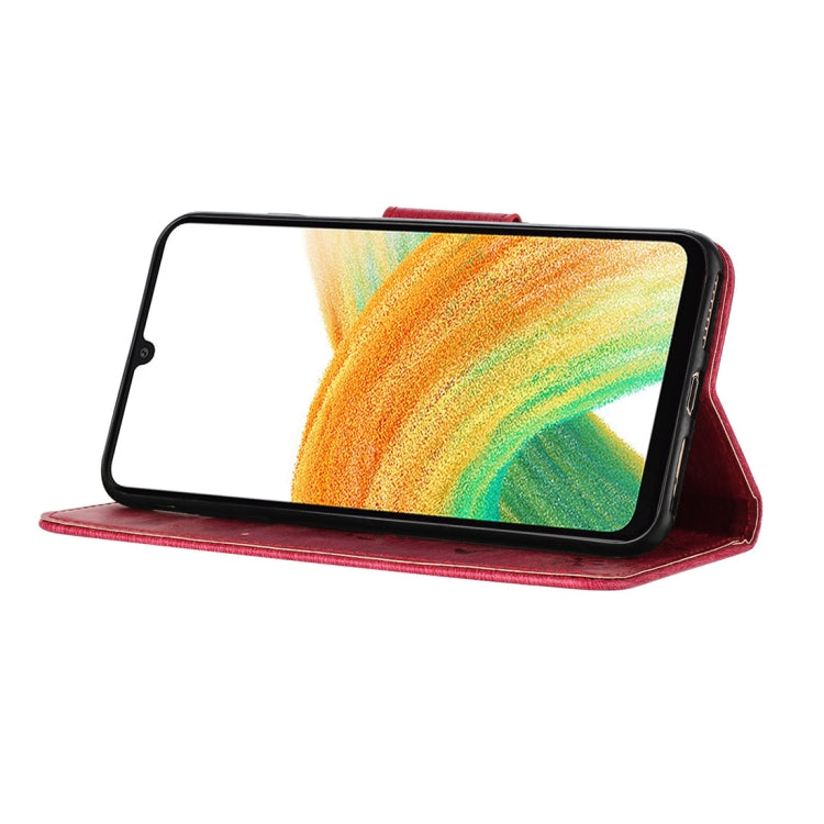 For Samsung Galaxy A24 / A25 5G Butterfly Embossed Flip Leather Phone Case