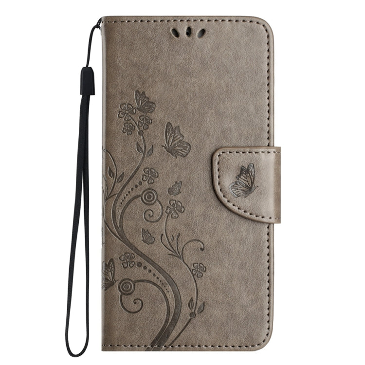 For Honor 90 Lite Butterfly Flower Pattern Flip Leather Phone Case