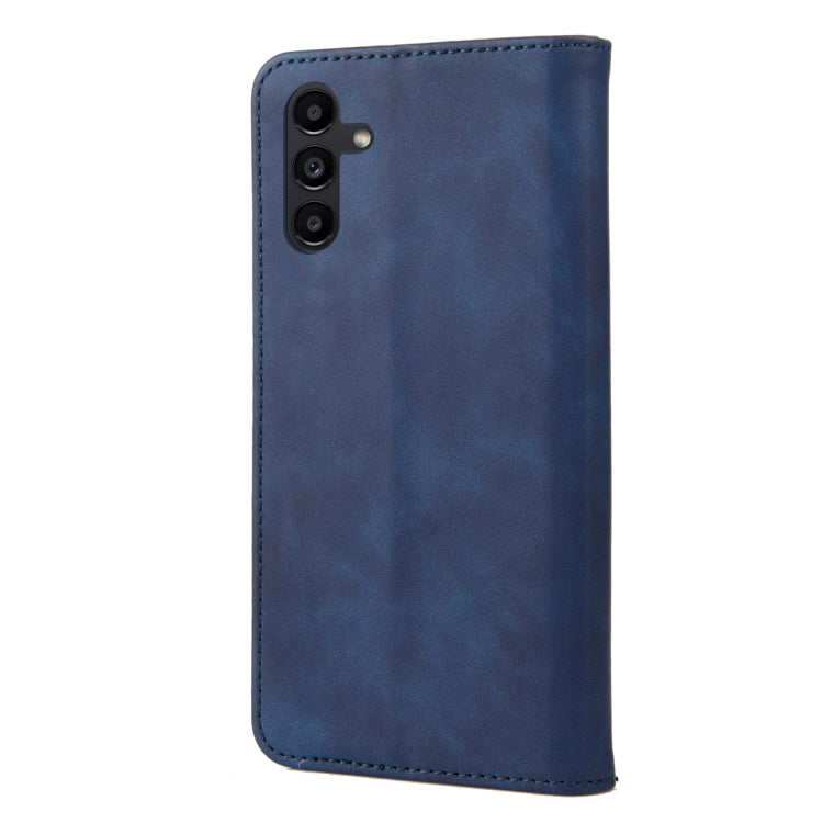 For Samsung Galaxy A24 / A25 5G Skin Feel Splicing Leather Phone Case