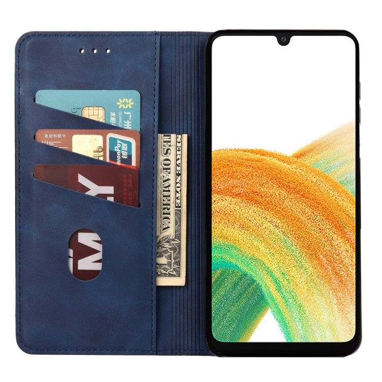 For Samsung Galaxy A24 / A25 5G Skin Feel Splicing Leather Phone Case