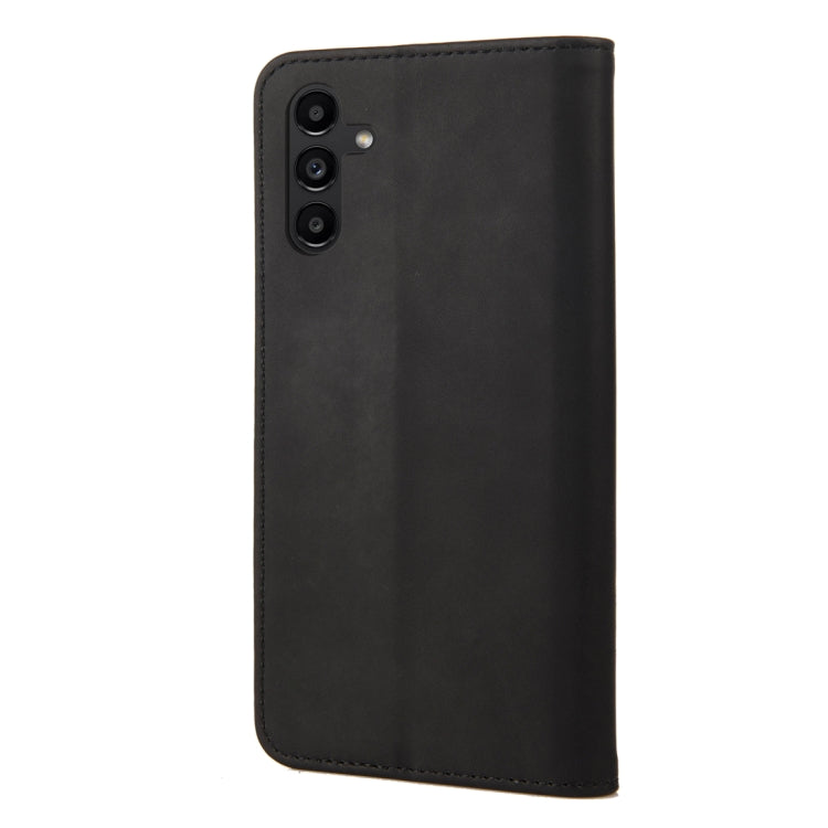 For Samsung Galaxy A24 / A25 5G Skin Feel Splicing Leather Phone Case