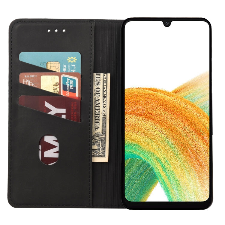 For Samsung Galaxy A24 / A25 5G Skin Feel Splicing Leather Phone Case