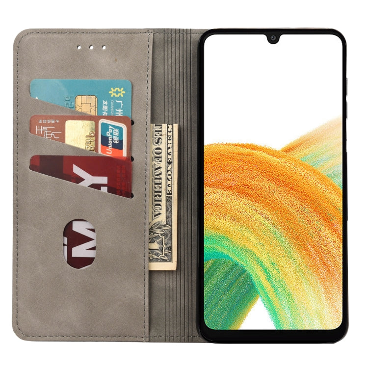For Samsung Galaxy A24 / A25 5G Skin Feel Splicing Leather Phone Case