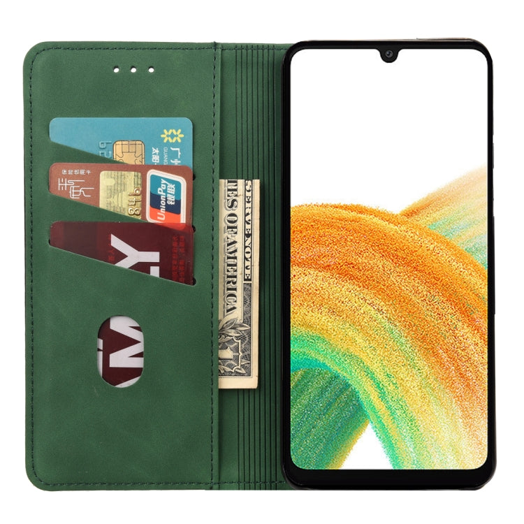 For Samsung Galaxy A24 / A25 5G Skin Feel Splicing Leather Phone Case