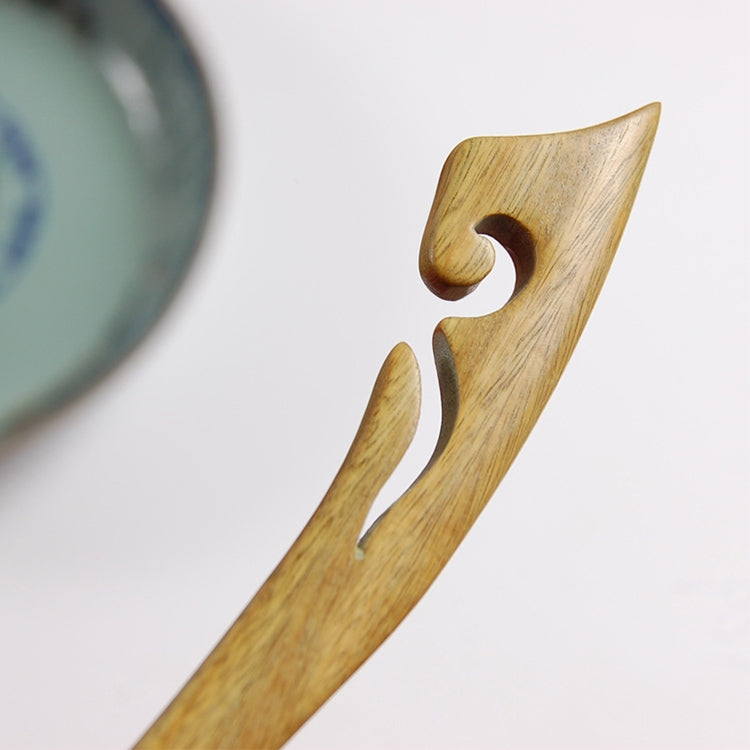 Classical Sandalwood Hairpin Hair Ornaments with Gift Box, Gift Box Random Color Delivery