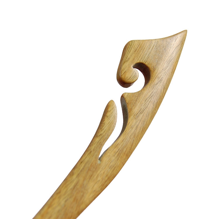 Classical Sandalwood Hairpin Hair Ornaments with Gift Box, Gift Box Random Color Delivery