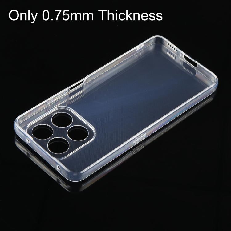 For Honor X7d 4G / 5G Ultra-thin Transparent TPU Phone Case