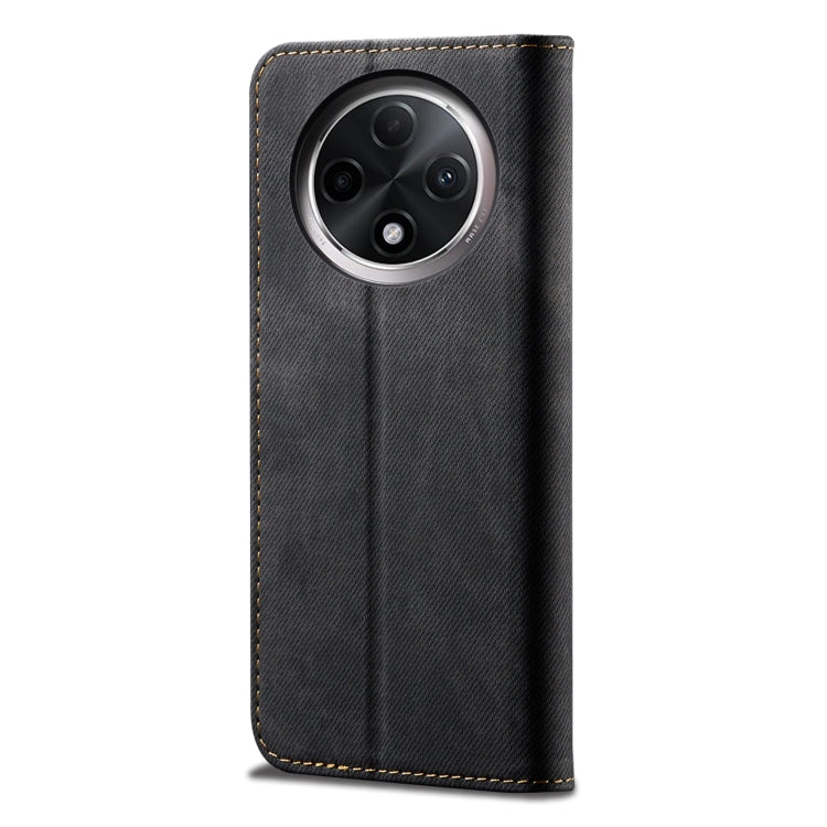 For OPPO A3 Pro 5G Denim Texture Casual Style Horizontal Flip Leather Case