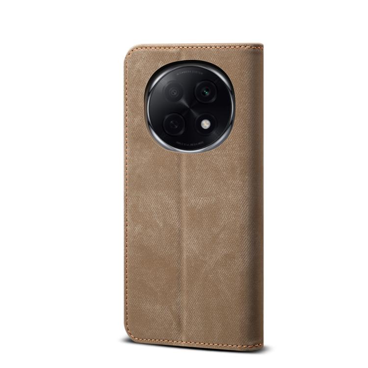 For OPPO A5 Pro Global Denim Texture Casual Style Horizontal Flip Leather Case