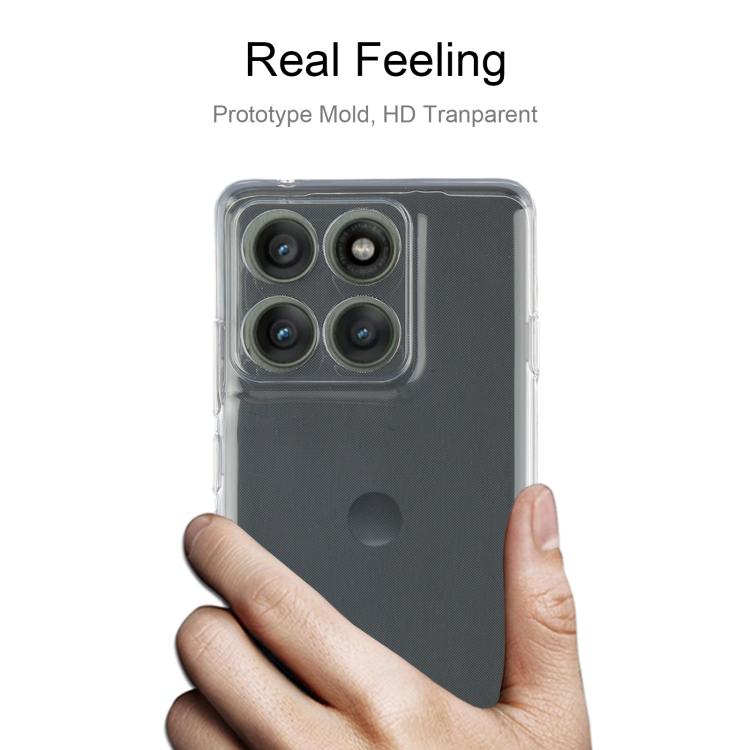 For Motorola Edge 60 Pro Ultra-thin Transparent TPU Phone Case
