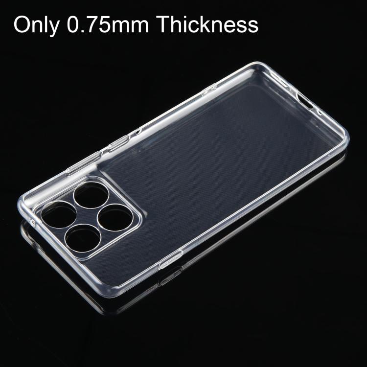 For Motorola Edge 60 Pro Ultra-thin Transparent TPU Phone Case