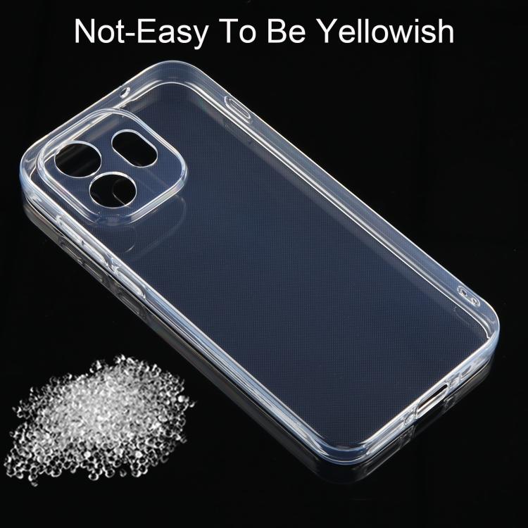 For OnePlus 15T Ultra-thin Transparent TPU Phone Case