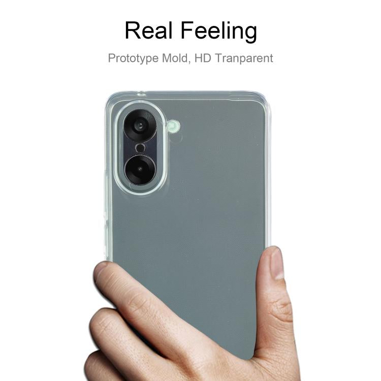 For OnePlus Ace 5 Racing Ultra-thin Transparent TPU Phone Case