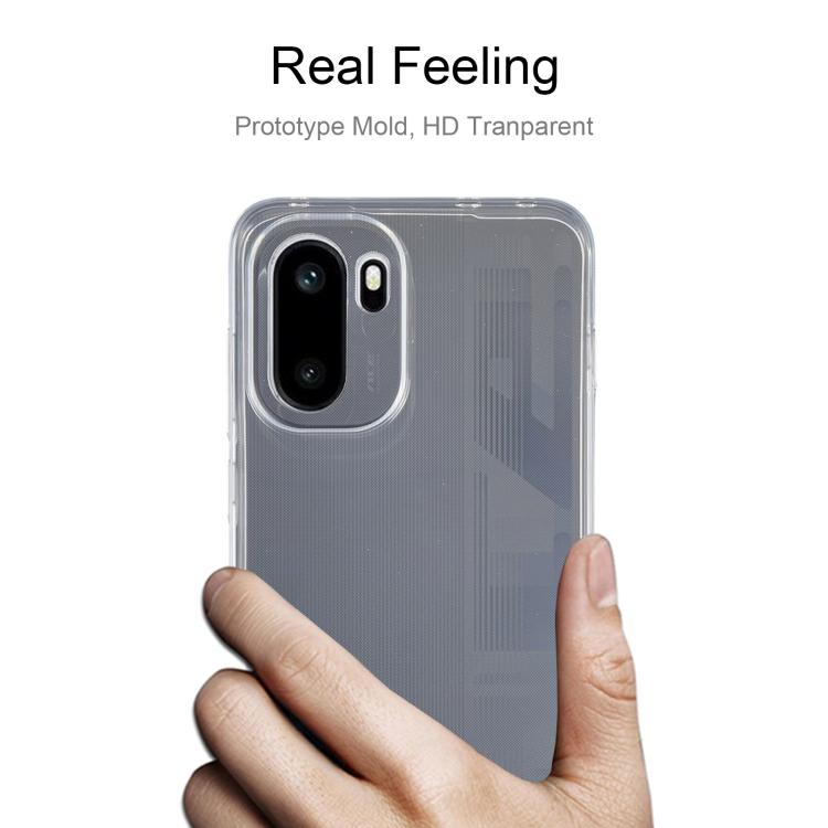 For OnePlus Ace 6 Ultra-thin Transparent TPU Phone Case