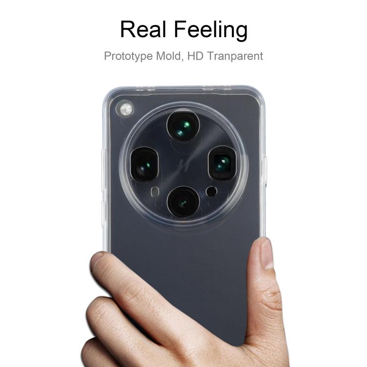 For OPPO Find X8 Ultra Ultra-thin Transparent TPU Phone Case