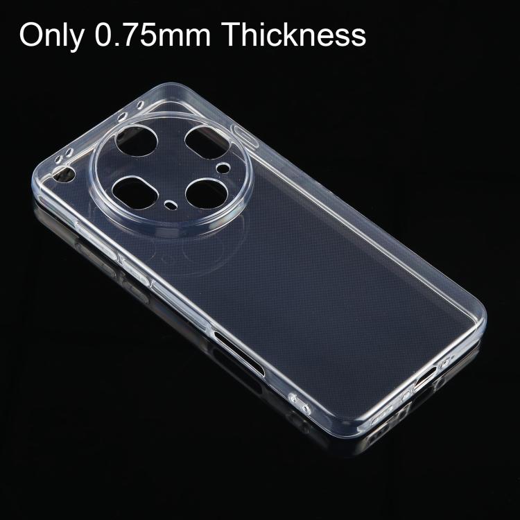 For OPPO Find X8 Ultra Ultra-thin Transparent TPU Phone Case