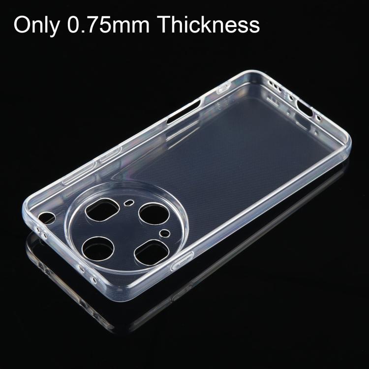 For OPPO Find X8 Ultra Ultra-thin Transparent TPU Phone Case