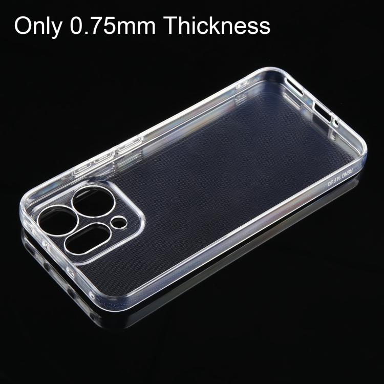 For OPPO Reno14 Global Ultra-thin Transparent TPU Phone Case