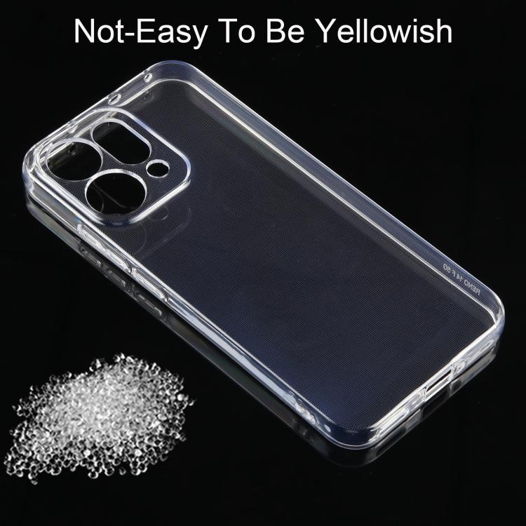 For OPPO Reno14 Global Ultra-thin Transparent TPU Phone Case