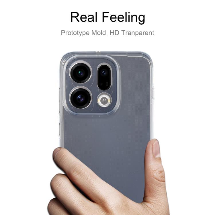 For OPPO Find X9 Ultra-thin Transparent TPU Phone Case