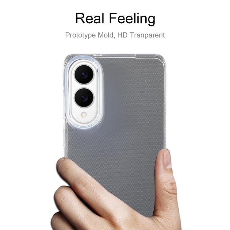 For Samsung Galaxy S25 Edge 5G Ultra-thin Transparent TPU Phone Case