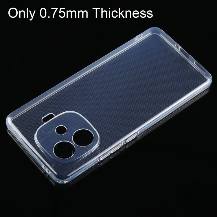For vivo iQOO Z9 Turbo Ultra-thin Transparent TPU Phone Case