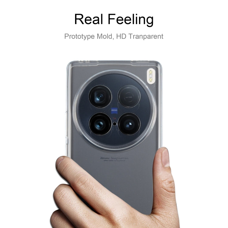 For vivo X100 Ultra Ultra-thin Transparent TPU Phone Case