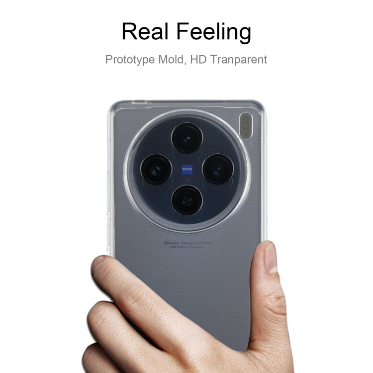 For vivo X100s Ultra-thin Transparent TPU Phone Case