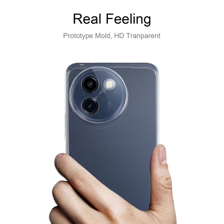 For vivo Y200i Ultra-thin Transparent TPU Phone Case
