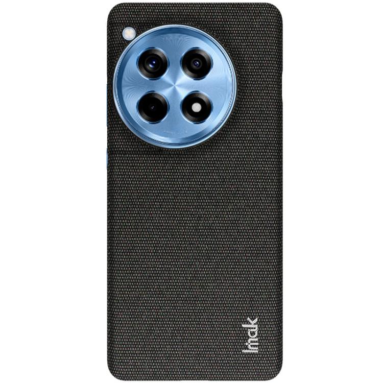 For OnePlus Ace 3 / 12R imak Ruiyi Series Cloth Texture PU + PC Phone Case