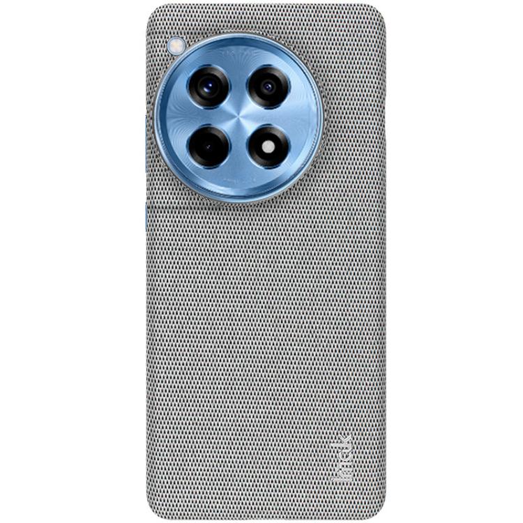 For OnePlus Ace 3 / 12R imak Ruiyi Series Cloth Texture PU + PC Phone Case