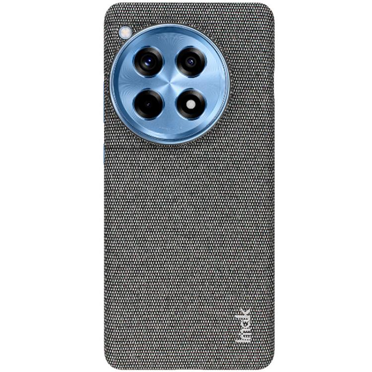 For OnePlus Ace 3 / 12R imak Ruiyi Series Cloth Texture PU + PC Phone Case