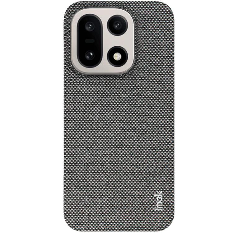 For OnePlus 15 imak Ruiyi Series Cloth Texture PU + PC Phone Case