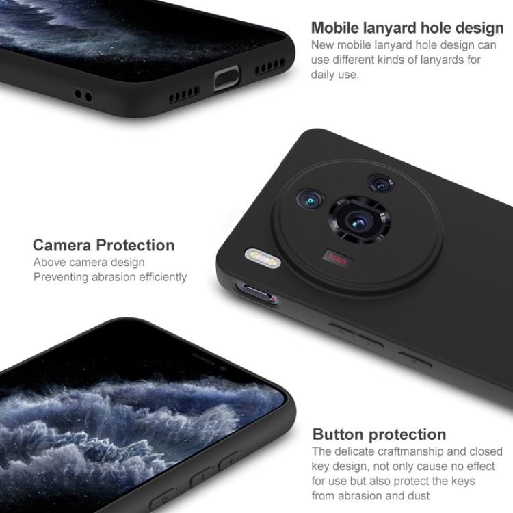 For ZTE nubia Z50S Pro 5G IMAK UC-3 Series Shockproof Frosted TPU Phone Case(Black)