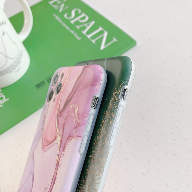 For iPhone 11 Pro Max Symphony Marble Pattern Shockproof TPU Case