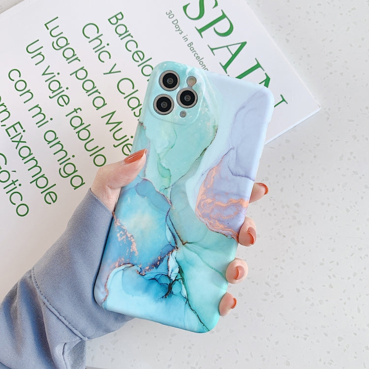 For iPhone 11 Pro Max Symphony Marble Pattern Shockproof TPU Case