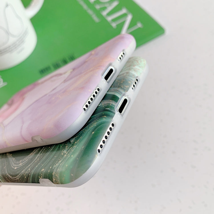 For iPhone 11 Pro Max Symphony Marble Pattern Shockproof TPU Case